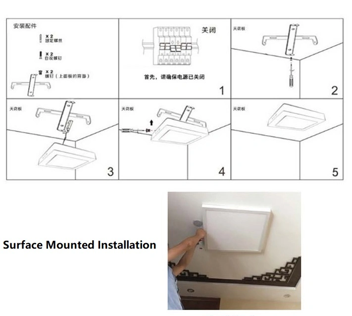 China Factory New ERP Standard 6060 LED Backlit Panel Light Flat LED Panel Ugr<17