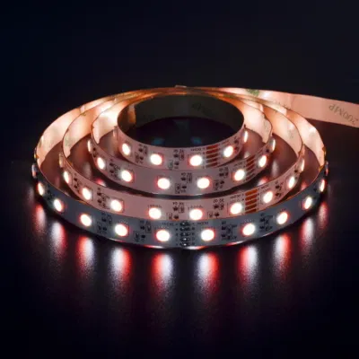 Bande lumineuse LED flexible SMD5050 RGBW, DC24V, bandes lumineuses LED à couleur changeante