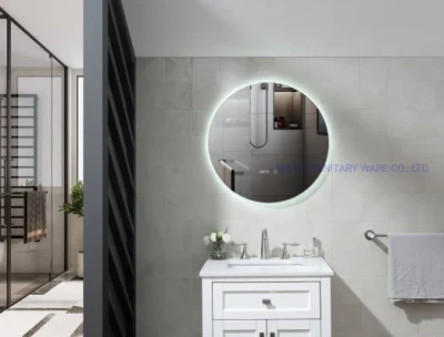 Chambre Hôtel nouveau design moderne d'éclairage LED miroir rétroéclairé de bain