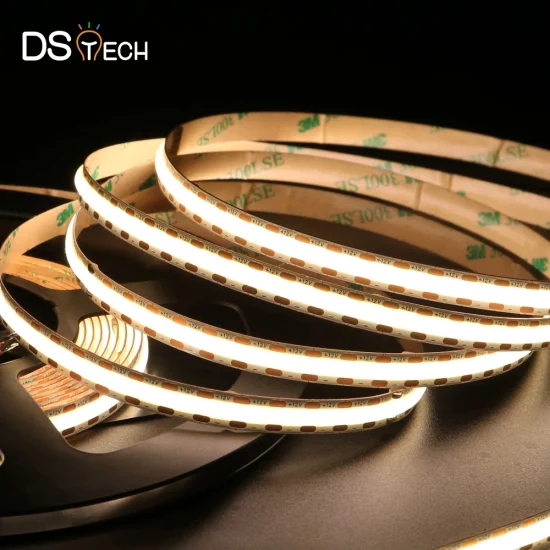 Bande Flexible LED COB 8mm PCB 512 puces/M bande LED COB sans points bande lumineuse LED